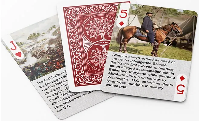 History Of American Civil War Playing Cards - image 2