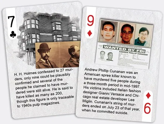 History Of American Crime Playing Cards - image 3