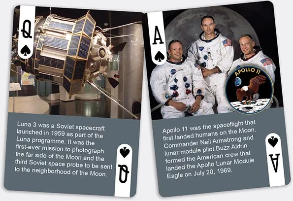 History Of Space Race Playing Cards - image 5