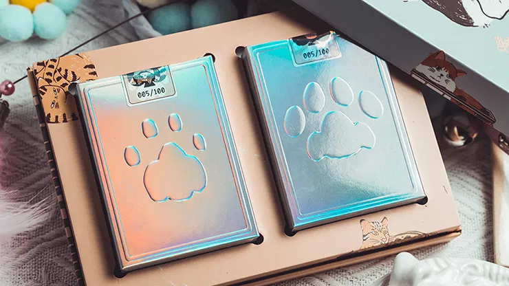 Holographic Naughty Dog and Liquid Cat Set Playing Cards - image 6