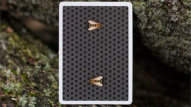 Honeybee V2 Playing Cards (Black) - image 2