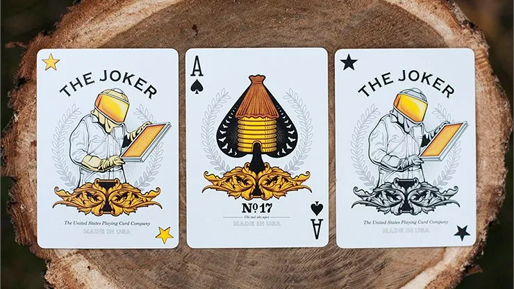 Honeybee V2 Playing Cards (Black) - image 4