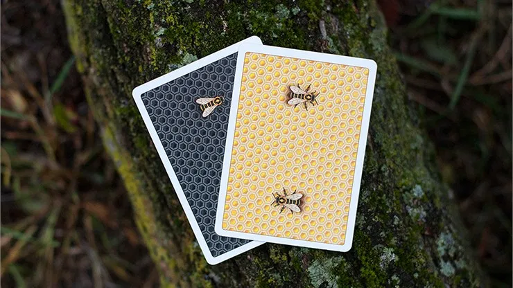 Honeybee V2 Playing Cards (Yellow) - image 2