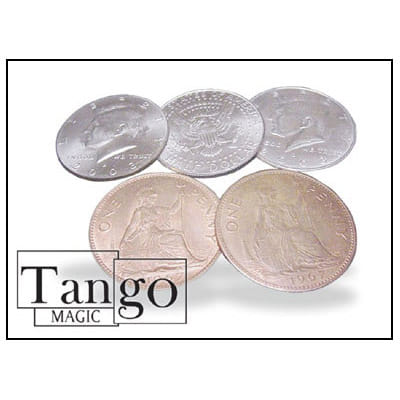 Hopping Half - Half Dollar/English Penny