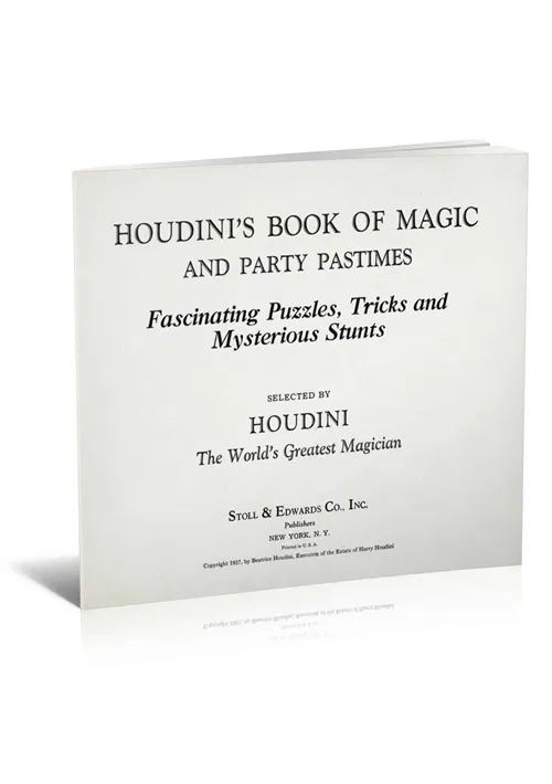 Houdini's Book of Magic and Party Pastimes