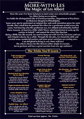 Howard Baltus Presents More with Les - The Magic of Les Albert - image 2