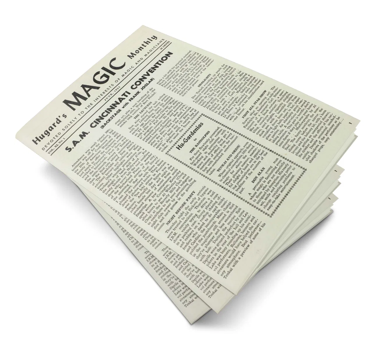 Hugard’s Magic Monthly Volume 11