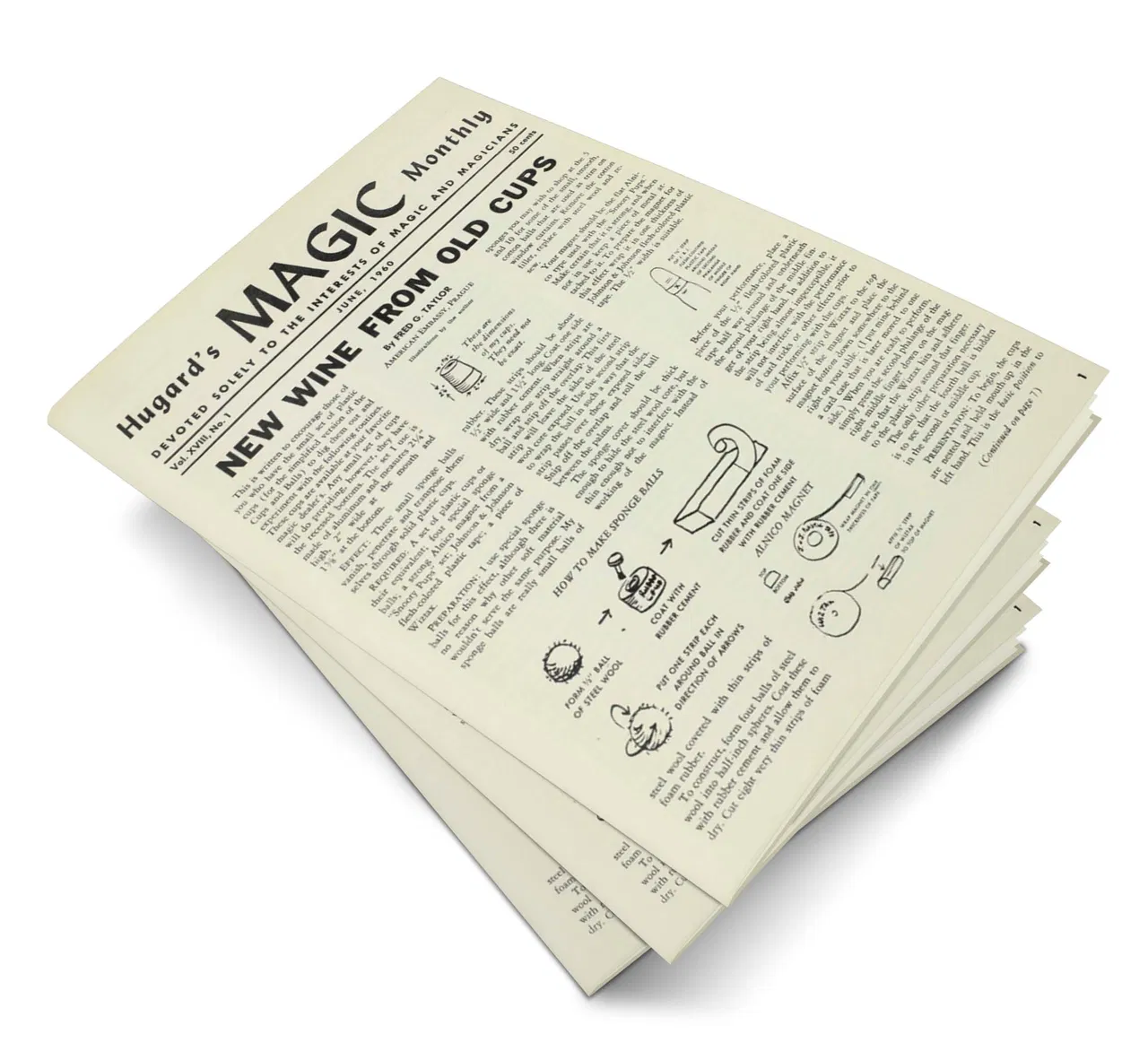 Hugard’s Magic Monthly Volume 18