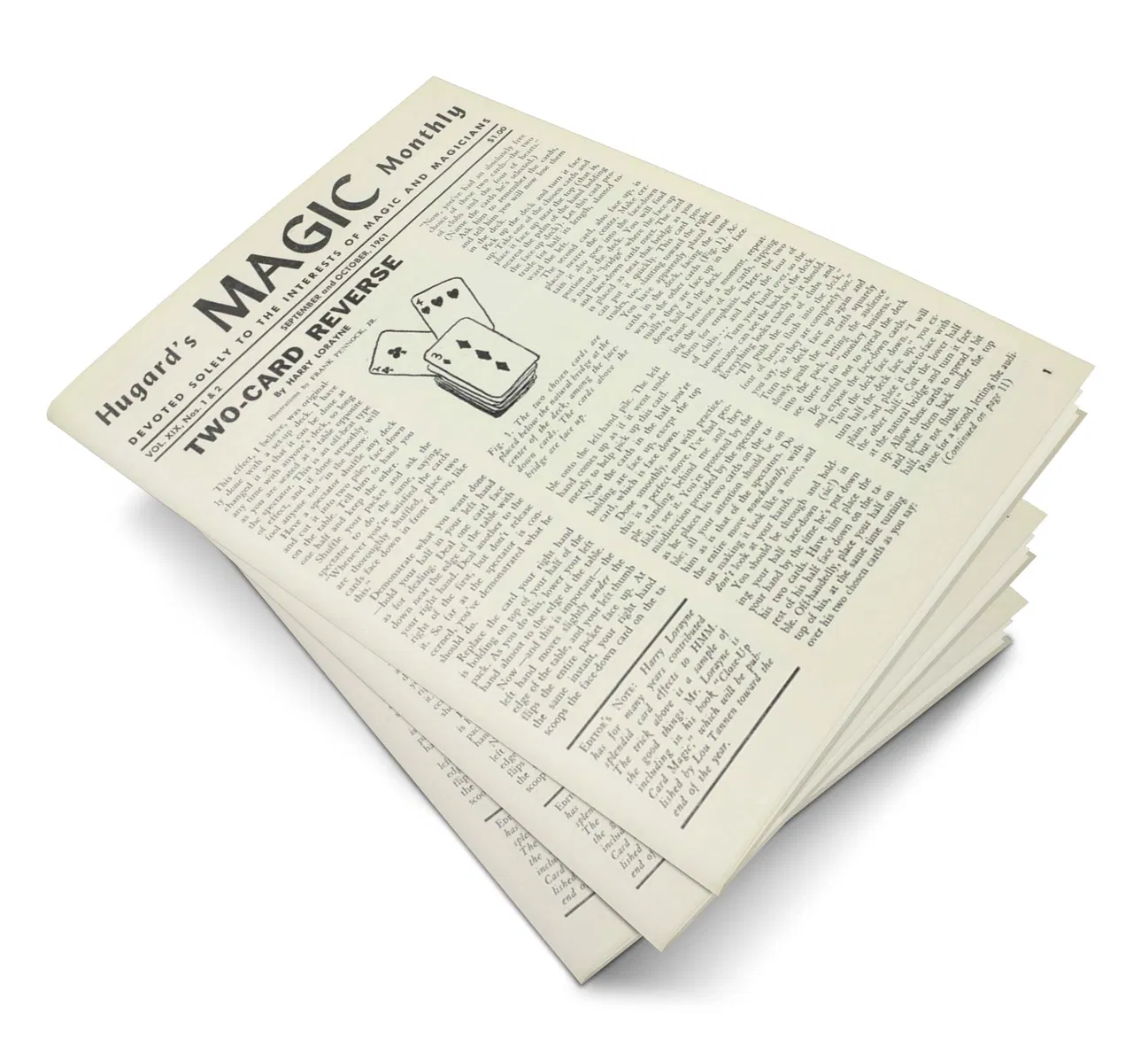 Hugard’s Magic Monthly Volume 19