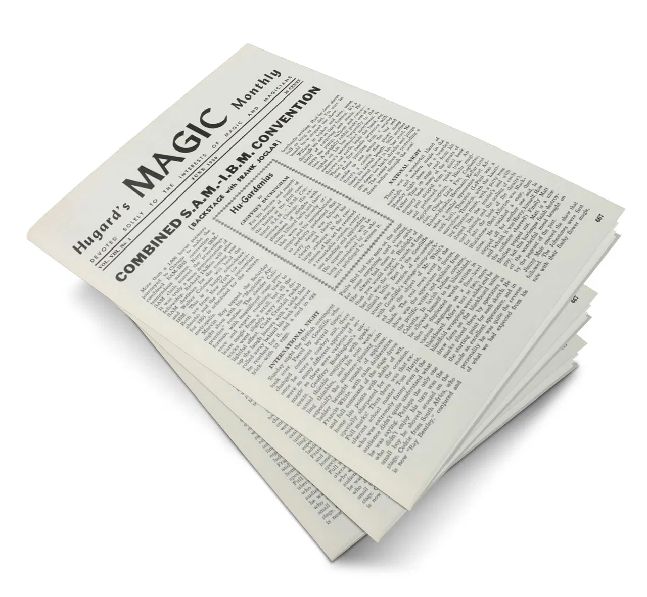 Hugard’s Magic Monthly Volume 8
