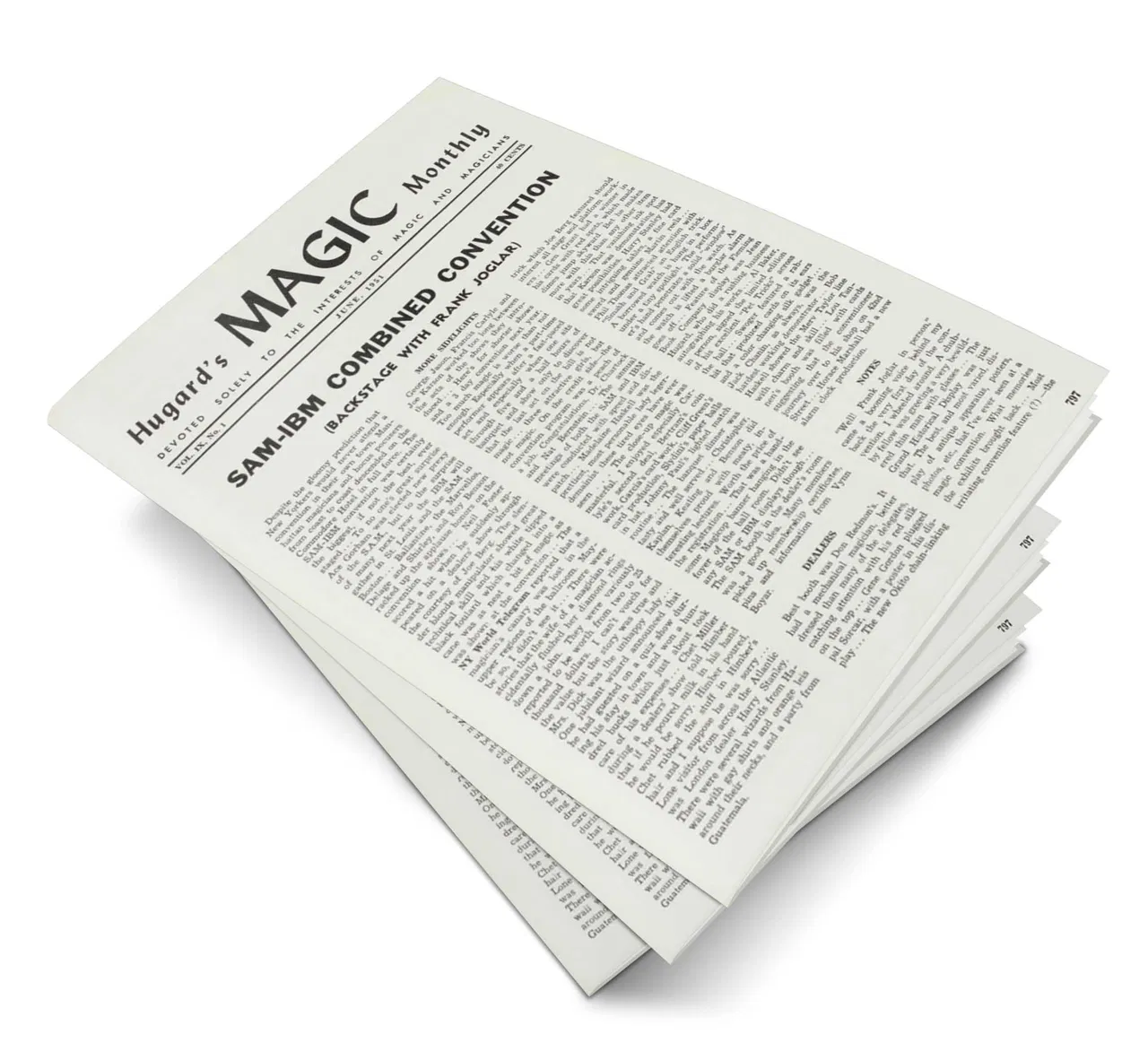 Hugard’s Magic Monthly Volume 9