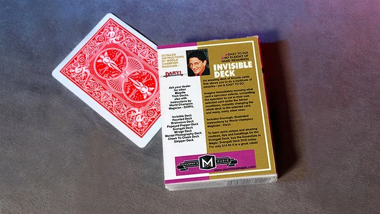 Bicycle Mandolin Back Invisible Deck  - image 4
