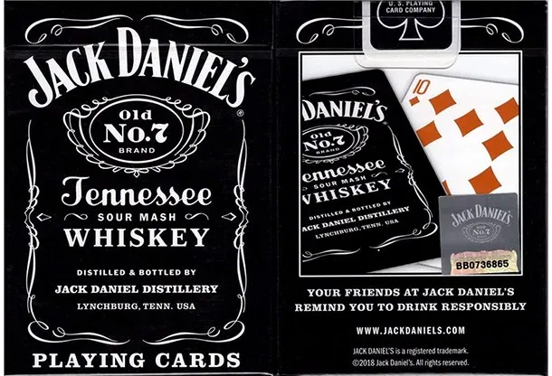 Jack Daniel's Black/Honey Set Playing Cards - image 2