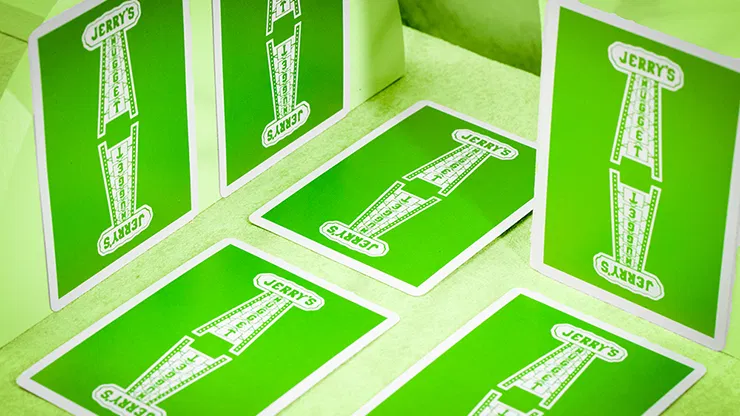 Jerry's Nugget Kelly Green Playing Cards - image 3