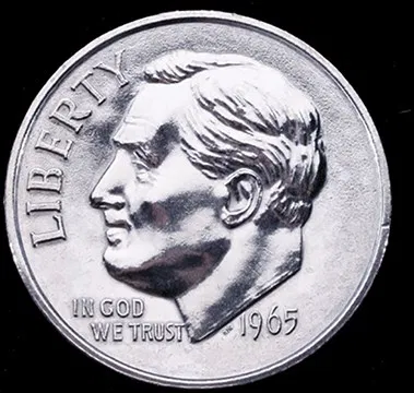 3in Jumbo Coin - American Dime