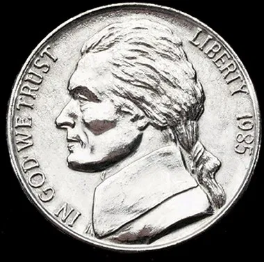 3in Jumbo Coin - American Nickel