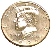Magicians Kennedy Half Dollar Coin