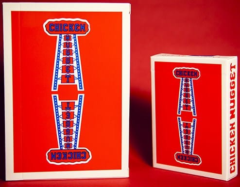 Chicken Nuggets Jumbo Playing Cards (Red) - thumbnail 2
