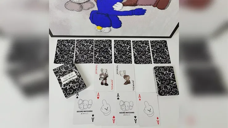 Kaws Seeing / Watching Black Edition Playing Cards - image 4
