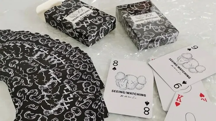 Kaws Seeing / Watching Black Edition Playing Cards - image 1