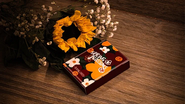 Keep Smiling Spring Blossoms Playing Cards - image 1