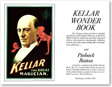 Kellar Wonder Book with Pinback Button