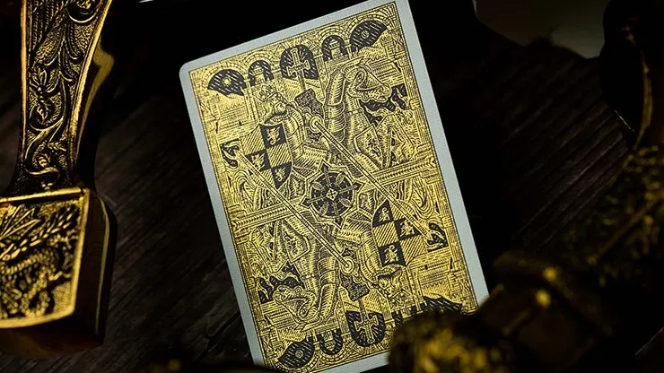 King Arthur Golden Knight Playing Cards - image 3