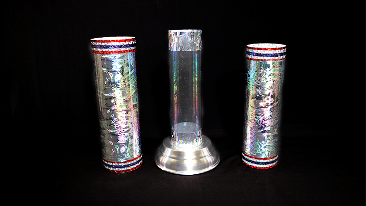 Large Crystal Silk Cylinder