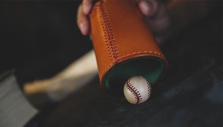 Tcc Leather Chop Cup W Balls Vanishing Inc Magic Shop
