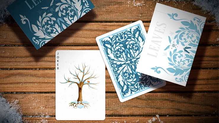 Leaves Winter Playing Cards - image 2