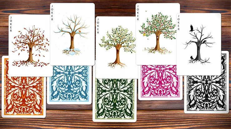Leaves Winter Playing Cards - image 5