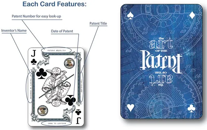 Limited Edition Art of the Classic Patent Playing Cards - image 2