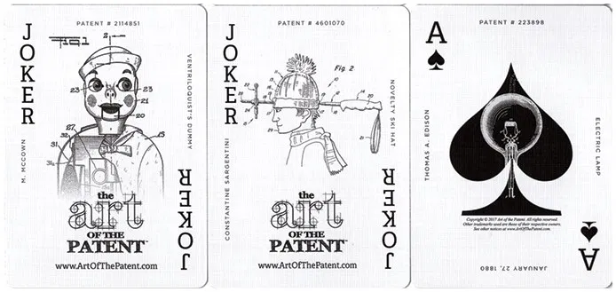 Limited Edition Art of the Famous Patent Playing Cards - image 3