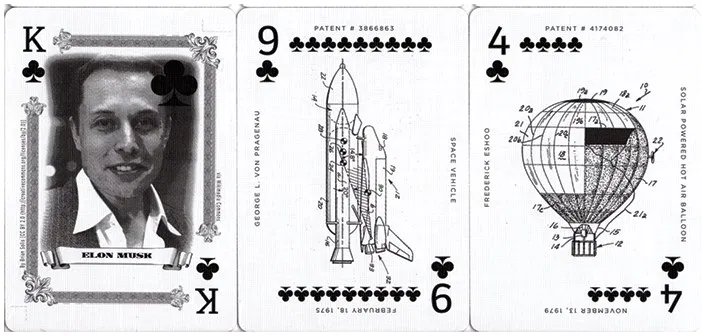 Limited Edition Art of the Vehicle Patent Playing Cards - image 6