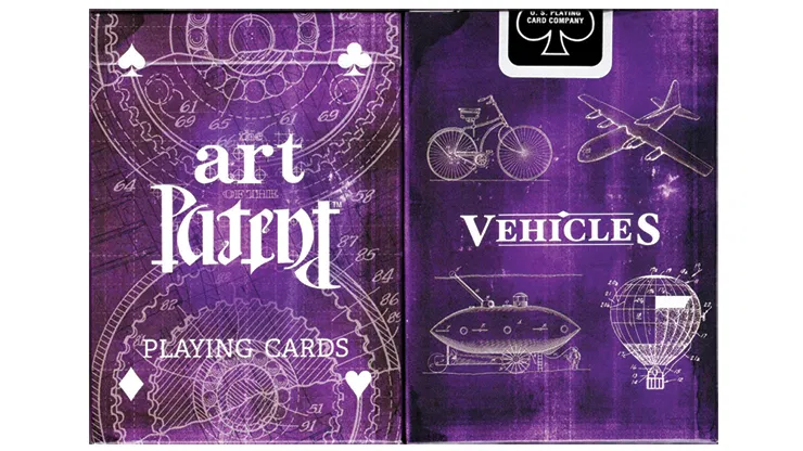 Limited Edition Art of the Vehicle Patent Playing Cards - image 1