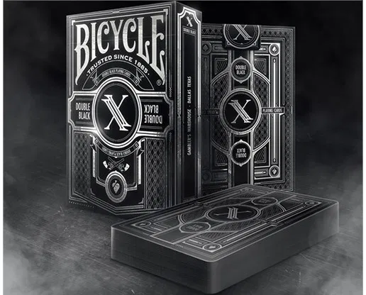 (Limited Edition) Bicycle Double Black Playing Cards — Series 2 - image 1