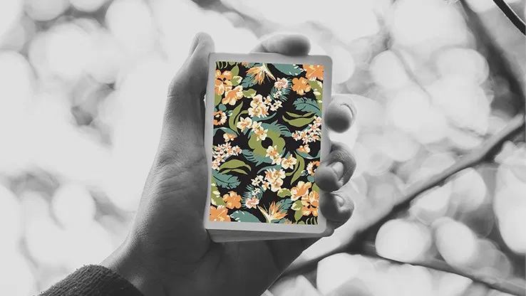 Black Flora Playing Cards - image 3