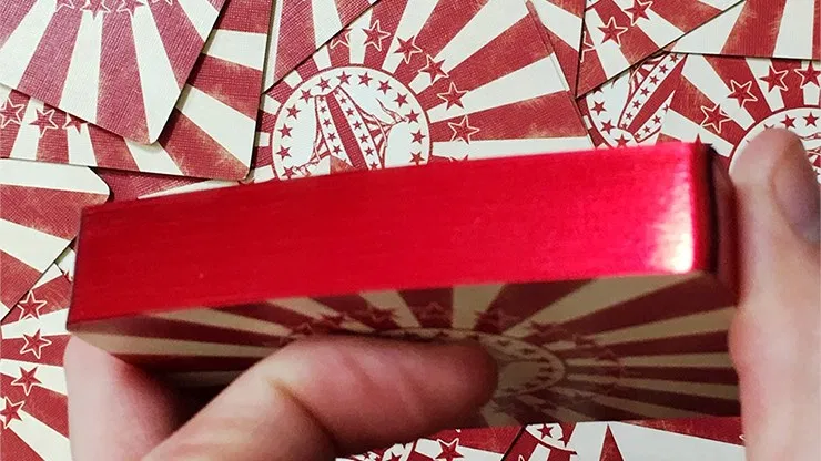 Circus Nostalgic Red Gilded Playing Cards - image 7