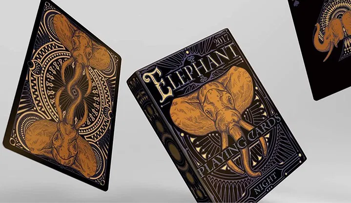 Limited Edition Elephant Playing Cards - Night - image 2