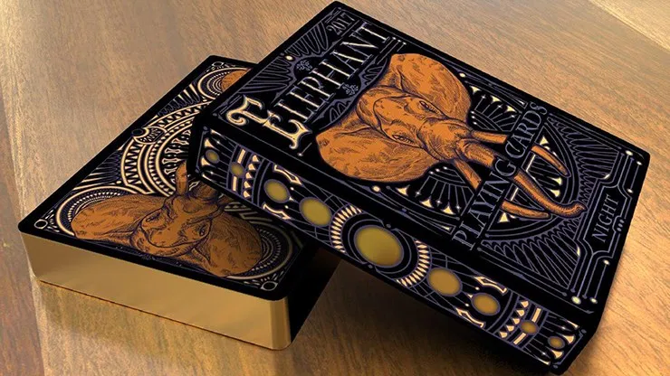 Limited Edition Elephant Playing Cards - Night - image 1