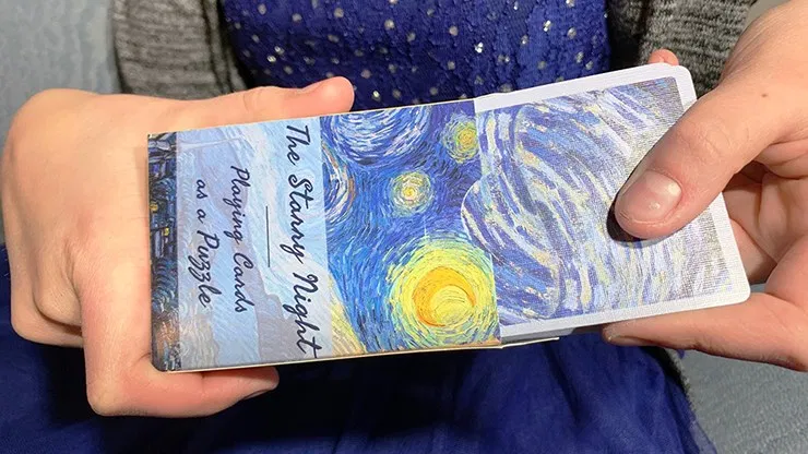 Gilded Vincent van Gogh The Starry Night Playing Cards - image 2
