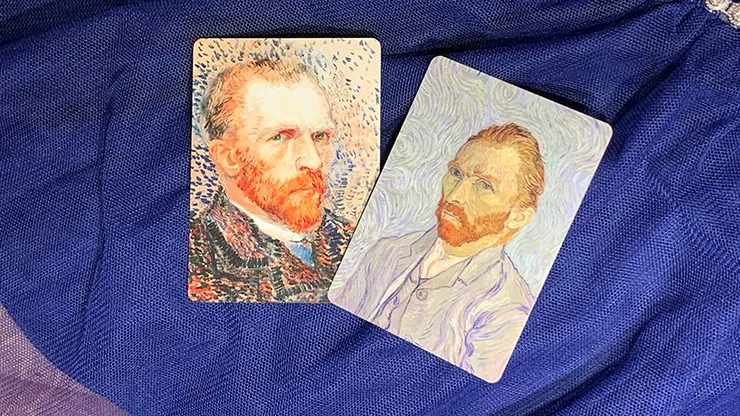 Gilded Vincent van Gogh The Starry Night Playing Cards - image 3