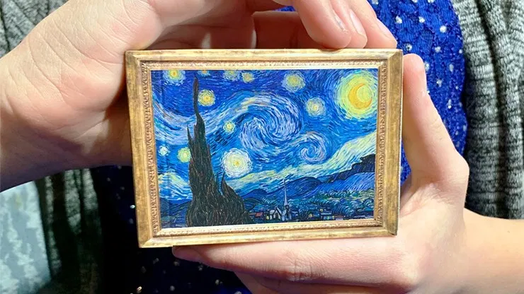 Gilded Vincent van Gogh The Starry Night Playing Cards - image 1
