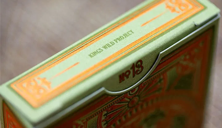 Limited Edition Olive Tally Ho Playing Cards - image 3
