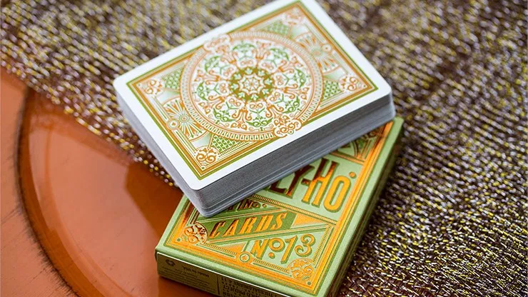 Limited Edition Olive Tally Ho Playing Cards - image 6
