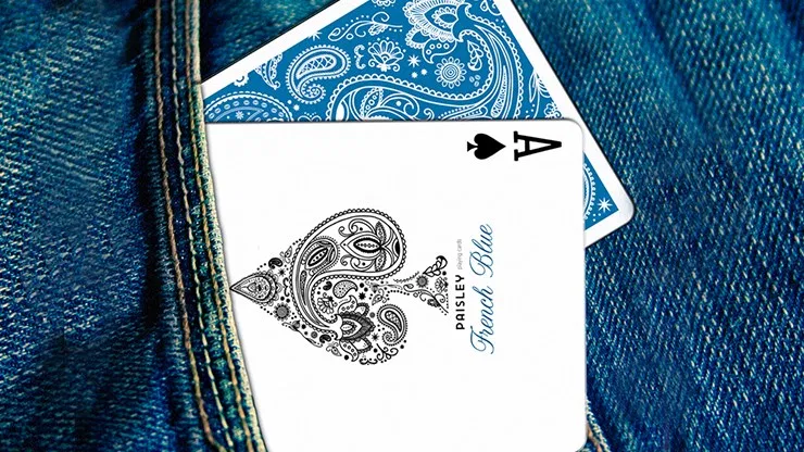 Paisley Playing Cards (French Blue) - image 2