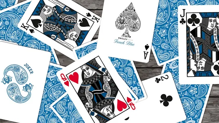 Paisley Playing Cards (French Blue) - image 3