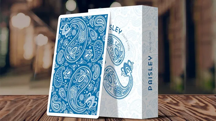Paisley Playing Cards (French Blue) - image 1