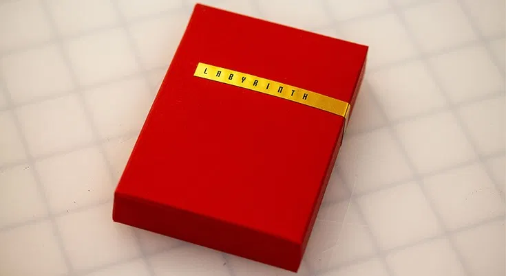 Red Labyrinth Playing Cards - image 1