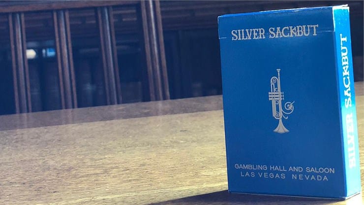 Silver Sackbut Playing Cards V2 (Cyan) - image 1